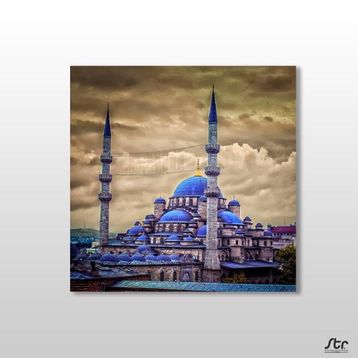 Technopa Fatih Camii 50x50 cm Kanvas Tablo