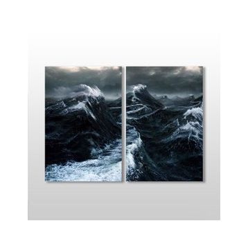 Technopa Fırtına 80x70 cm Kanvas Tablo