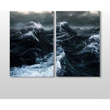 Technopa Fırtına 90x80 cm Kanvas Tablo