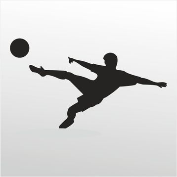 Technopa Futbol 70 cm Folyo Duvar Stickerı