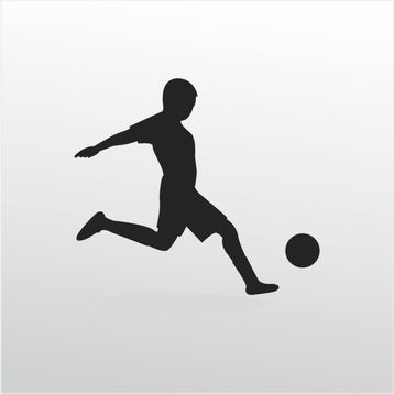 Technopa Futbol 70 cm Folyo Duvar Stickerı