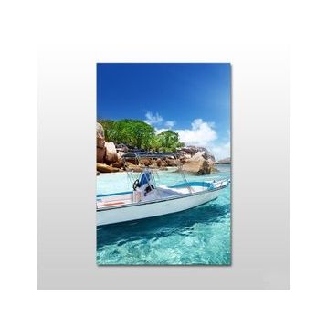 Technopa Gemi Deniz 40X20 cm Kanvas Tablo