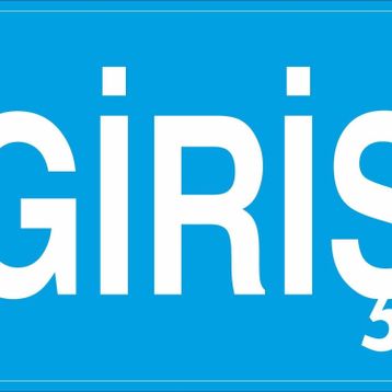 Technopa Giriş Uyarı Levhası