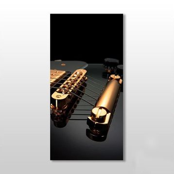 Technopa Gitar Telleri 40x60 cm Kanvas Tablo
