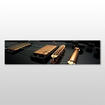 Technopa Gitar Telleri 60x20 cm Kanvas Tablo