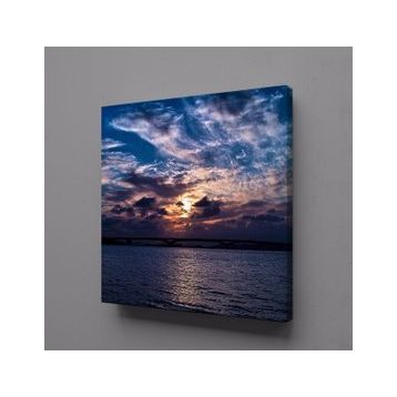 Technopa Gökyüzü Deniz 30x30 cm Kanvas Tablo