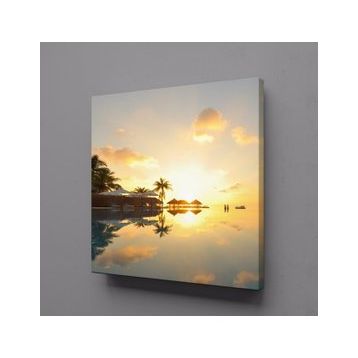 Technopa Gökyüzünün Yansıması 110x110 cm Kanvas Tablo