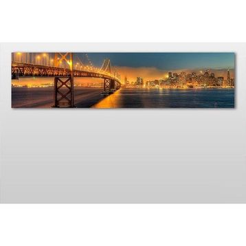 Technopa Gold Köprü 180x60 cm Kanvas Tablo