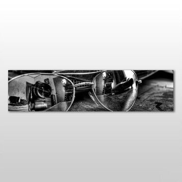 Technopa Gözlük Yansıma 60x20 cm Kanvas Tablo