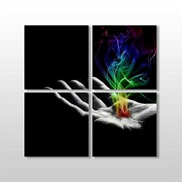 Technopa Gücün Simgesi 100x100 cm Kanvas Tablo