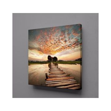 Technopa İskele 100x100 cm Kanvas Tablo