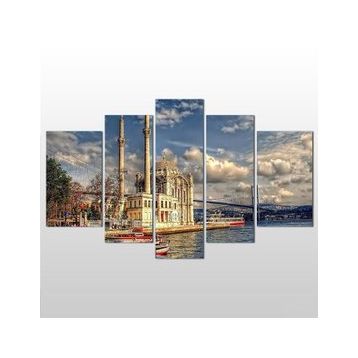 Technopa Istanbul Boğazı 122x70 cm Kanvas Tablo