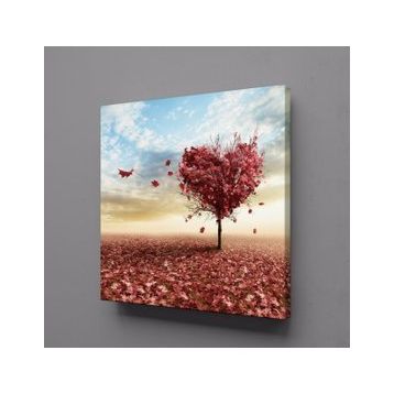 Technopa Kalp Büyüsü 80x80 cm Kanvas Tablo