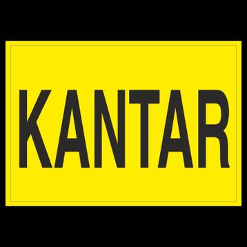 Technopa Kantar Uyarı Levhası