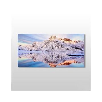 Technopa Karlı Dağ 100x50 cm Kanvas Tablo