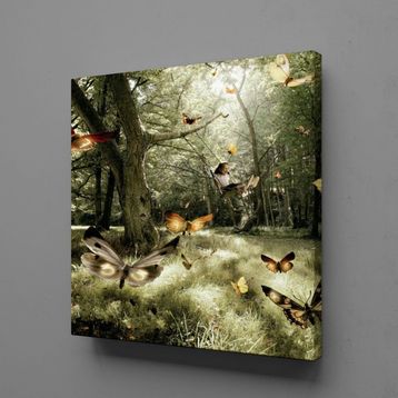 Technopa Kelebekler 150x100 cm Kanvas Tablo