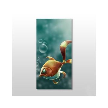 Technopa Kızgın Balık 40x60 cm Kanvas Tablo