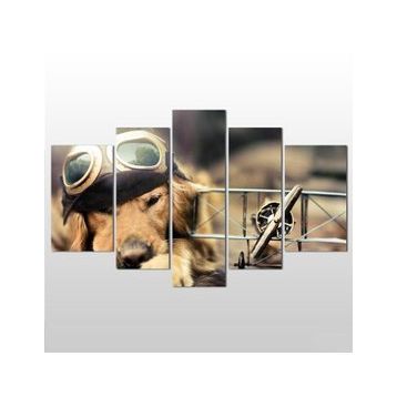Technopa Köpek 260x150 cm Kanvas Tablo