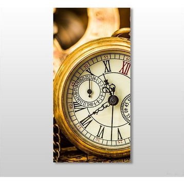 Technopa Köstekli Saat 50x75 cm Kanvas Tablo