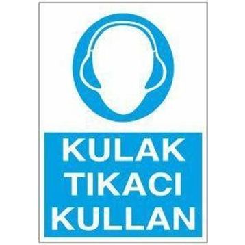 Technopa Kulaklık Tıkacı Kullan Uyarı Levhası