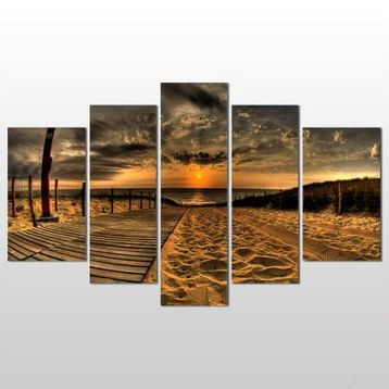 Technopa Kumsal Yolu 190x110 cm Kanvas Tablo