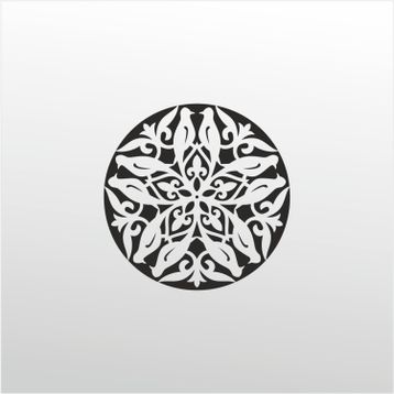 Technopa Kuş Deseni 20 cm Folyo Duvar Stickerı