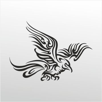 Technopa Kuş Deseni 80 cm Folyo Duvar Stickerı