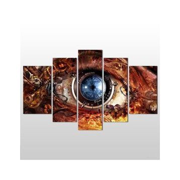 Technopa Lens Göz 140x80 cm Kanvas Tablo