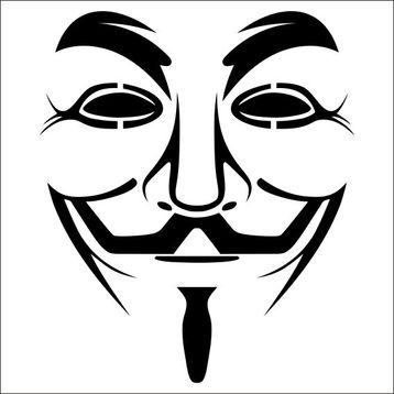 Technopa Maske 160 cm Folyo Duvar Stickerı