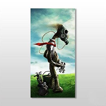 Technopa Maskeli Köpek 120x180 cm Kanvas Tablo