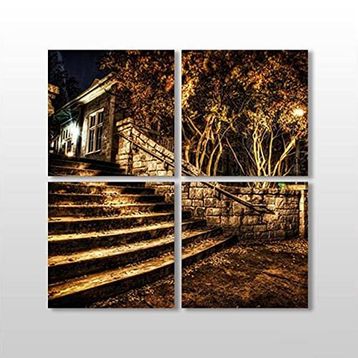 Technopa Merdiven 140x140 cm Kanvas Tablo