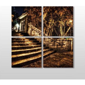 Technopa Merdiven 70x70 cm Kanvas Tablo
