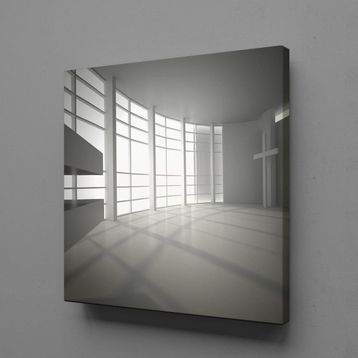 Technopa Mimari 190x190 cm Kanvas Tablo