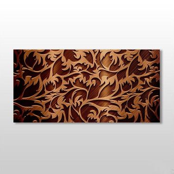 Technopa Motif Desen 100x50 cm Kanvas Tablo