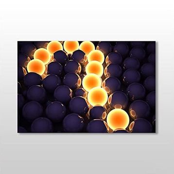 Technopa Neon Top 60x40 cm Kanvas Tablo