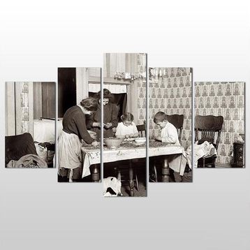 Technopa Sepya 172x100 cm Kanvas Tablo