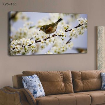 Technopa Serçe 120x60 cm Kanvas Tablo