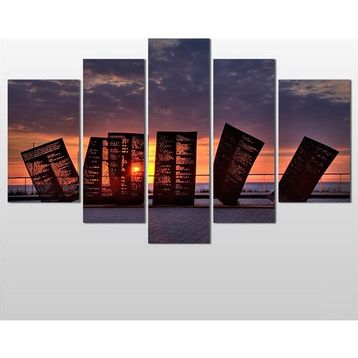 Technopa Siluet 190x110 cm Kanvas Tablo