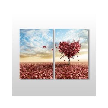 Technopa Sonbahar Ağacı 100x90 cm Kanvas Tablo