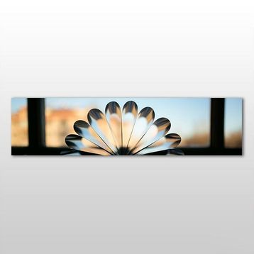 Technopa Soyut Papatya 210x70 cm Kanvas Tablo