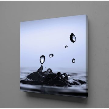 Technopa Su Damlaları 60x60 cm Kanvas Tablo