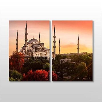 Technopa Süleymaniye Camii 90x80 cm Kanvas Tablo