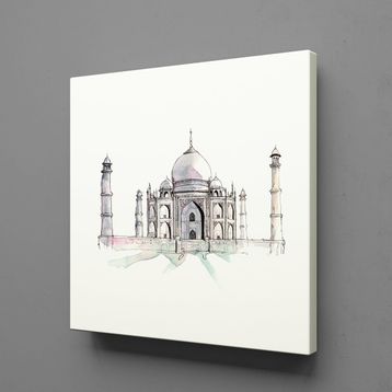 Technopa Tac Mahal 110x100 cm Kanvas Tablo