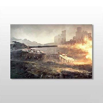 Technopa Tank 120x80 cm Kanvas Tablo