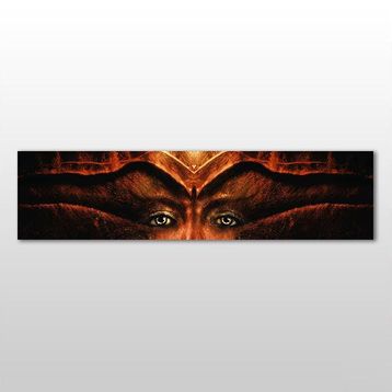 Technopa Tepe Göz 180x60 cm Kanvas Tablo
