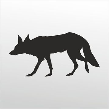 Technopa Tilki 100 cm Folyo Duvar Stickerı
