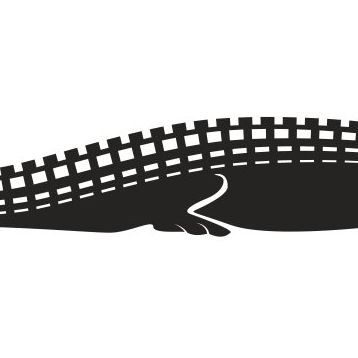 Technopa Timsah 200 cm Folyo Duvar Stickerı