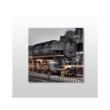 Technopa Tren Yaklaşırken 30x30 cm Kanvas Tablo