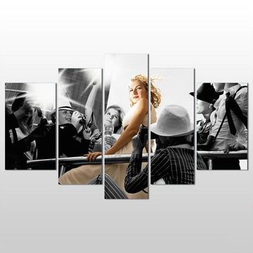 Technopa Ünlü Kadın 155x90 cm Kanvas Tablo