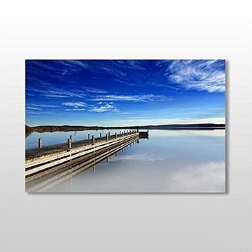 Technopa Uzun İskele 90x60 cm Kanvas Tablo